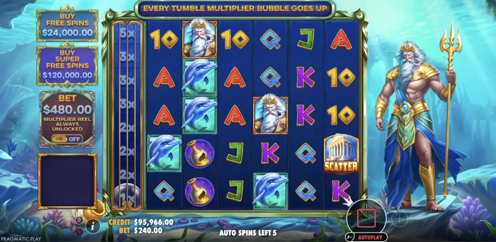 Waves of Poseidon Slot